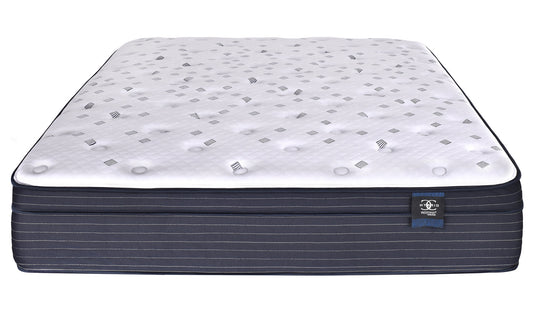 Plush Euro top surface of the Restonic ComfortCare Hybrid mattress