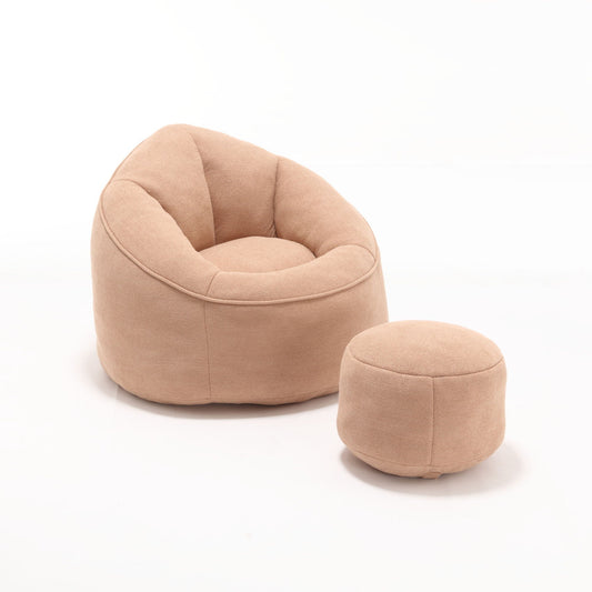Bean Bag Sofa Chair with Footrest, additional detail