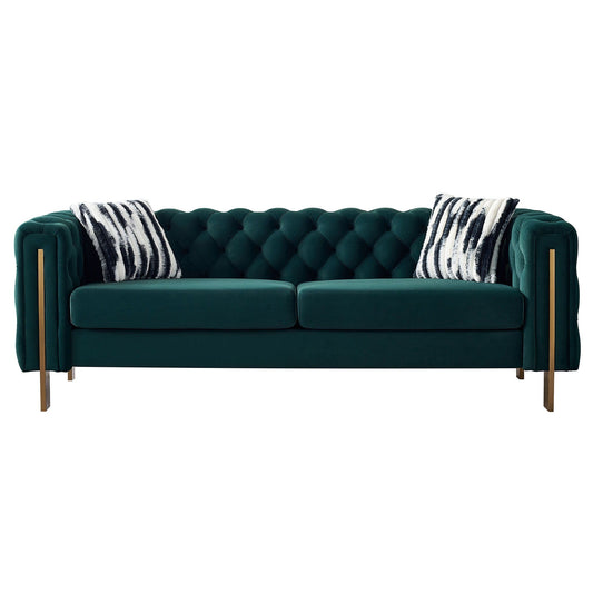 Chesterfield Modern Tufted Sofa, alternate view