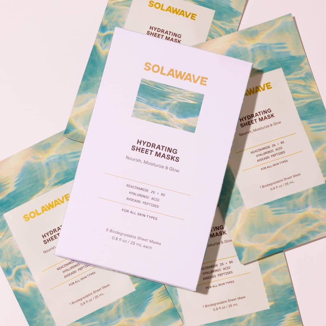 Solawave Hydrating Water-Gel Sheet Mask, product photo (2)