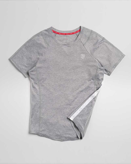 Advance Women's Training Top in Ash Heather, back view
