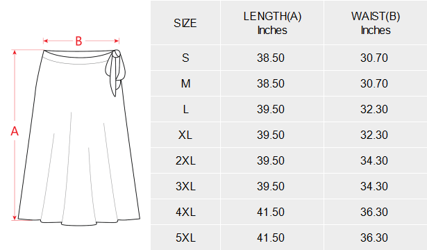 Baha Ranch chiffon beach cover-up skirt, additional detail (2)