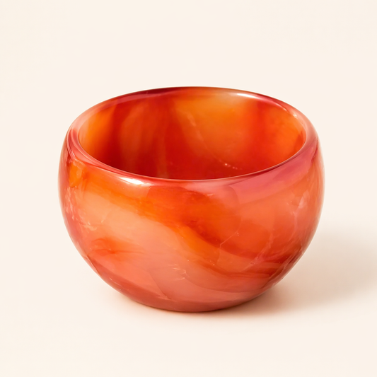 Fitkitty Culture healing crystal tea cup hand-carved from natural stone