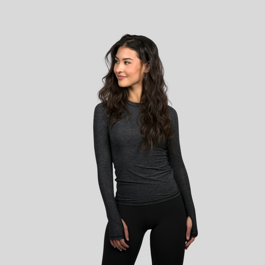JOJU Laguna Heathered Long-Sleeve Women's Sun Shirt