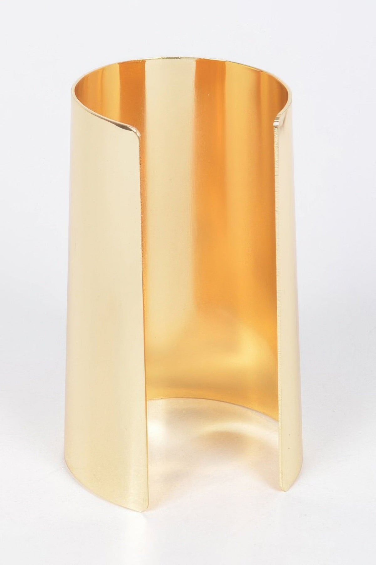 Metal Cuff in Gold, styled photo