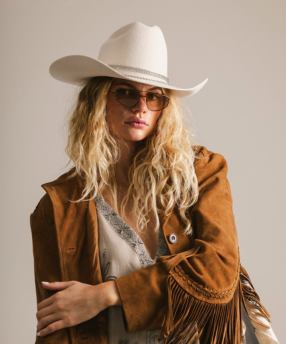 Sienna Aviator Sunglasses in Brown, additional detail (2)