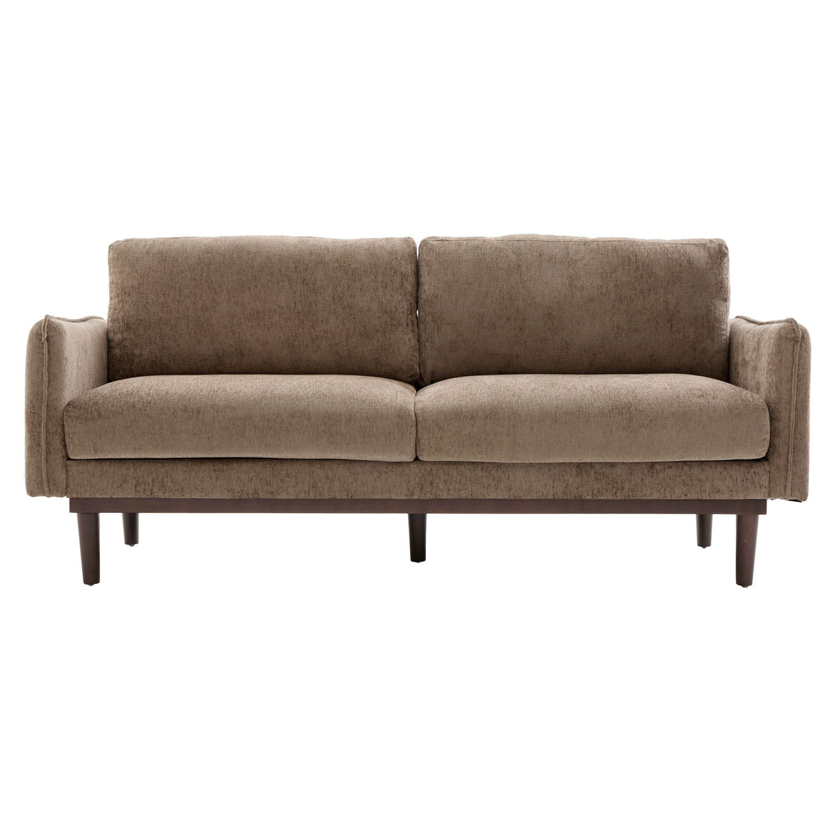 Wide Loveseat Sofa with Stitched Arms, additional detail