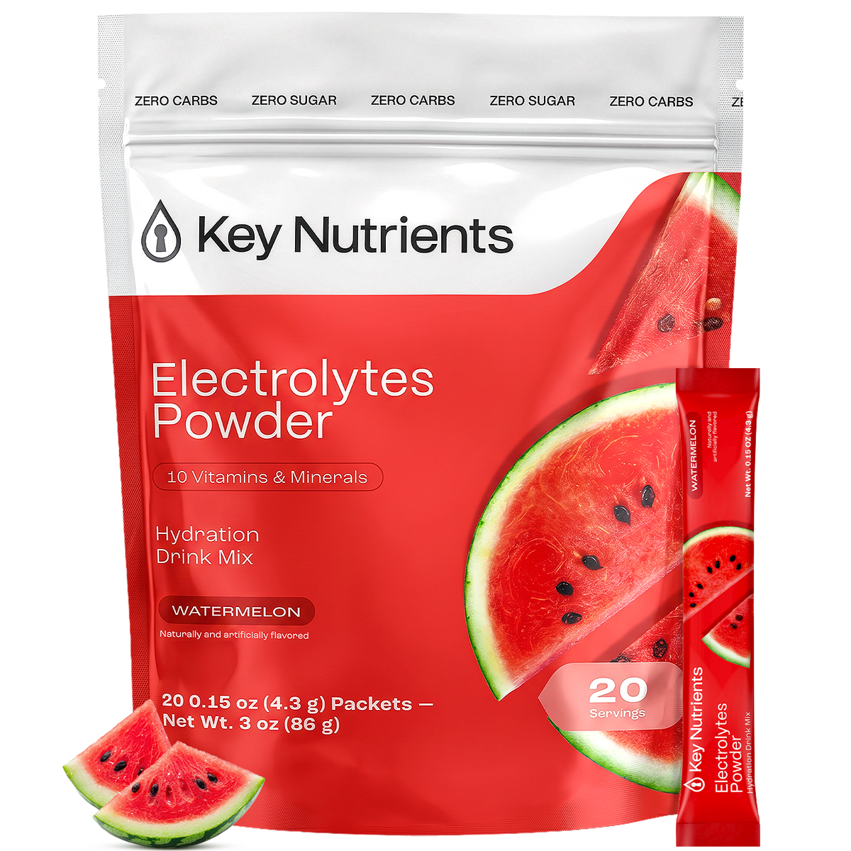 Key Nutrients Electrolyte Recovery Plus powder, product shot (14)