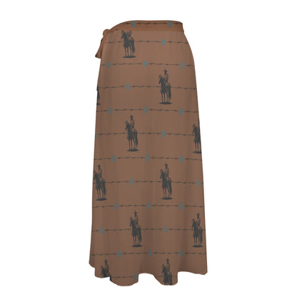 Baha Ranch Saddle Up beach cover-up skirt, additional detail (2)