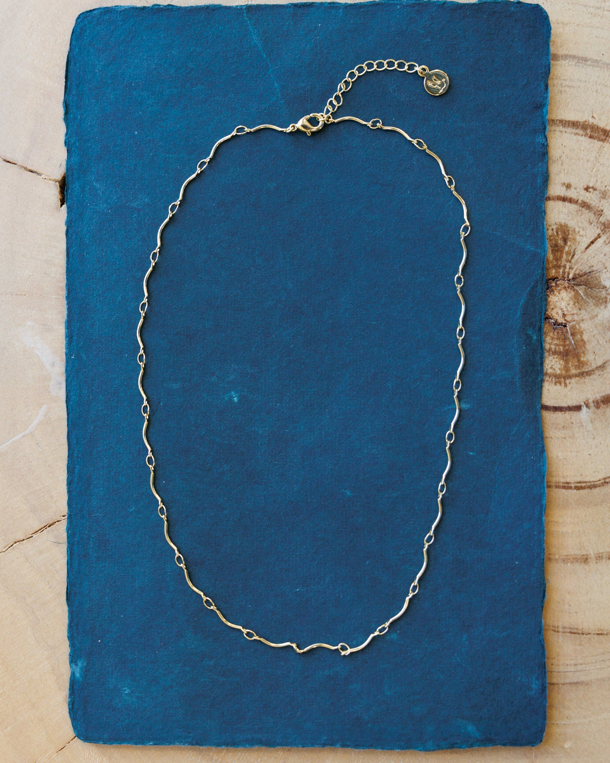 Downeast The Scallop Necklace in gold, product photo