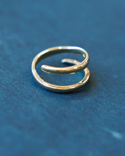 Downeast Sculptured Statement Ring in gold, product photo