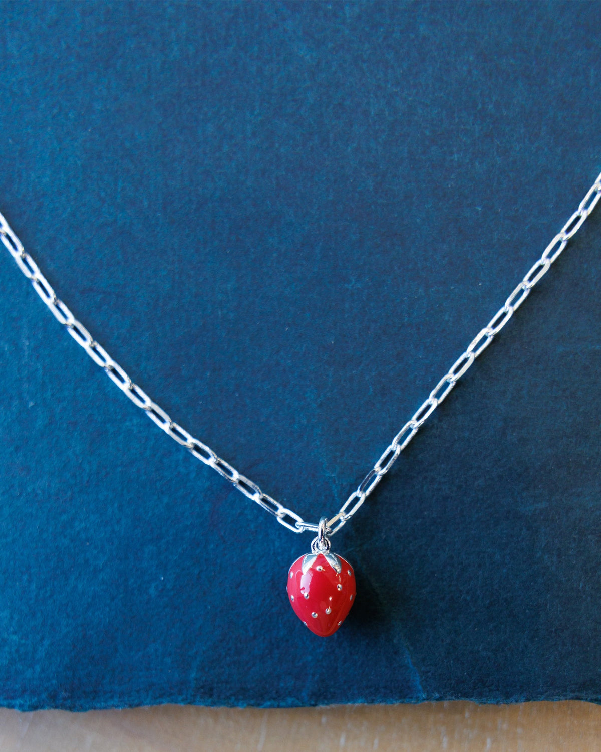 Downeast Silver Strawberry Fields Forever Necklace, additional detail