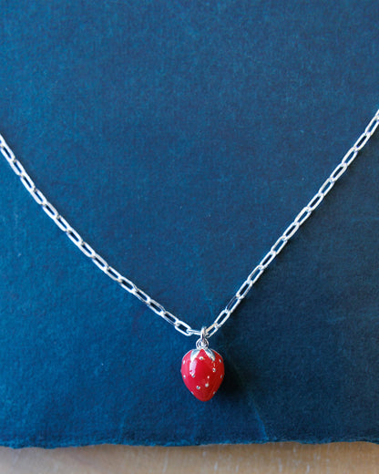 Downeast Silver Strawberry Fields Forever Necklace, additional detail