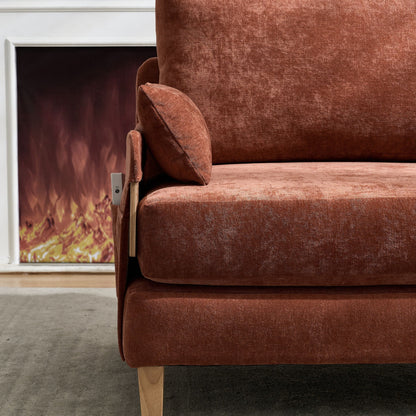 Convertible sofa bed fabric upholstery detail (view 11)