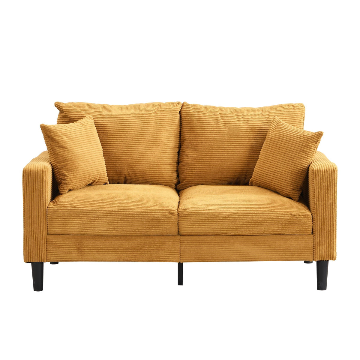 High-Resilience Loveseat Sofa with Wooden Frame, product photo