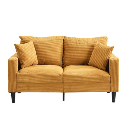High-Resilience Loveseat Sofa with Wooden Frame, product photo