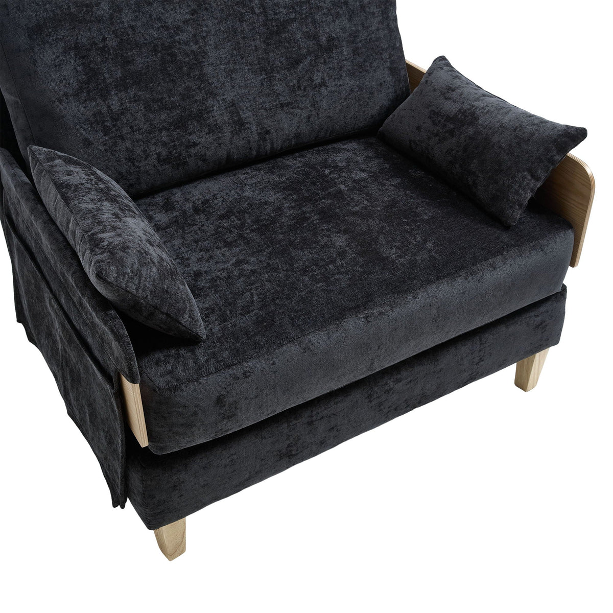Foldable sofa bed measuring 37.01 inches wide (view 13)