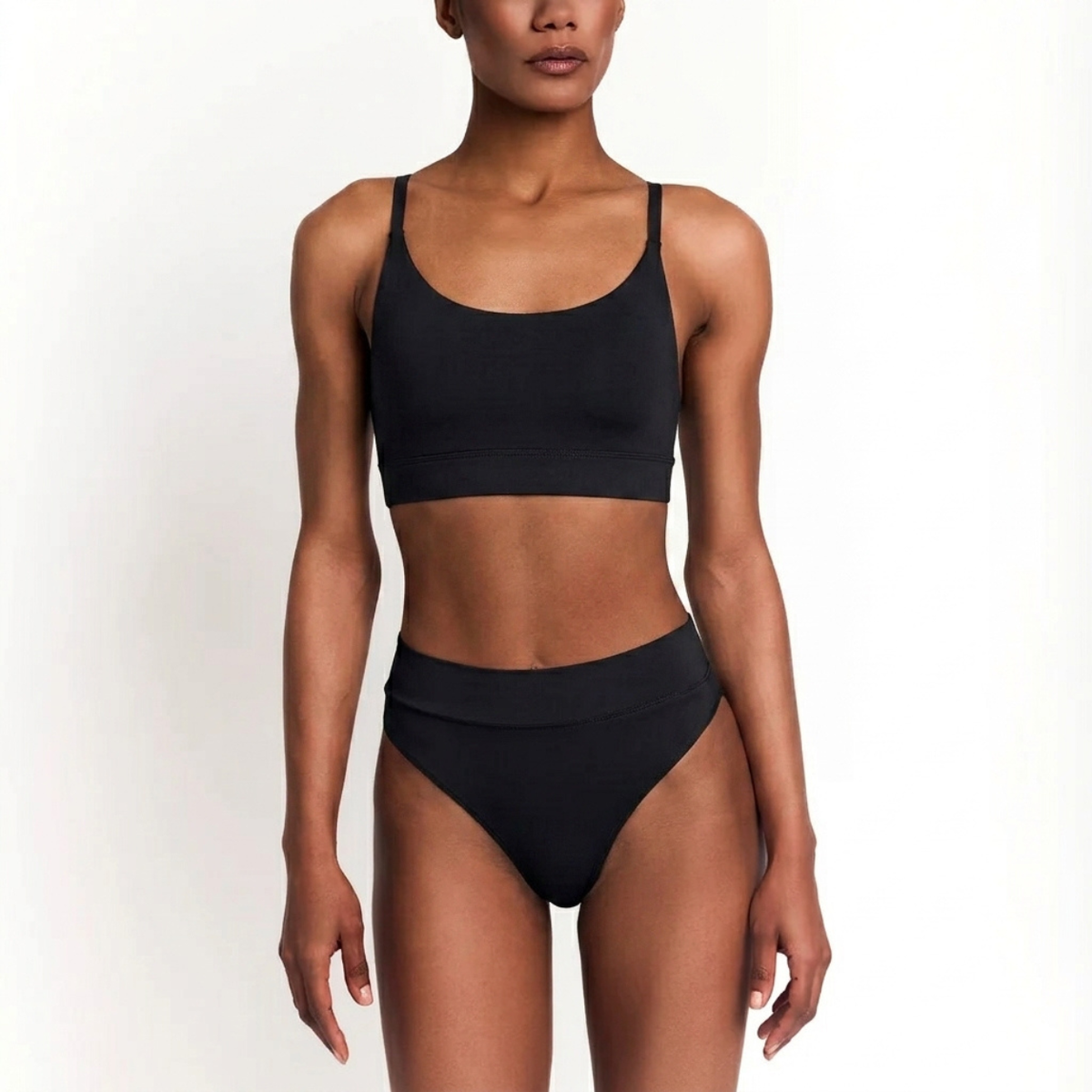 Net Positive organic cotton Scoop Bralette, additional detail (2)