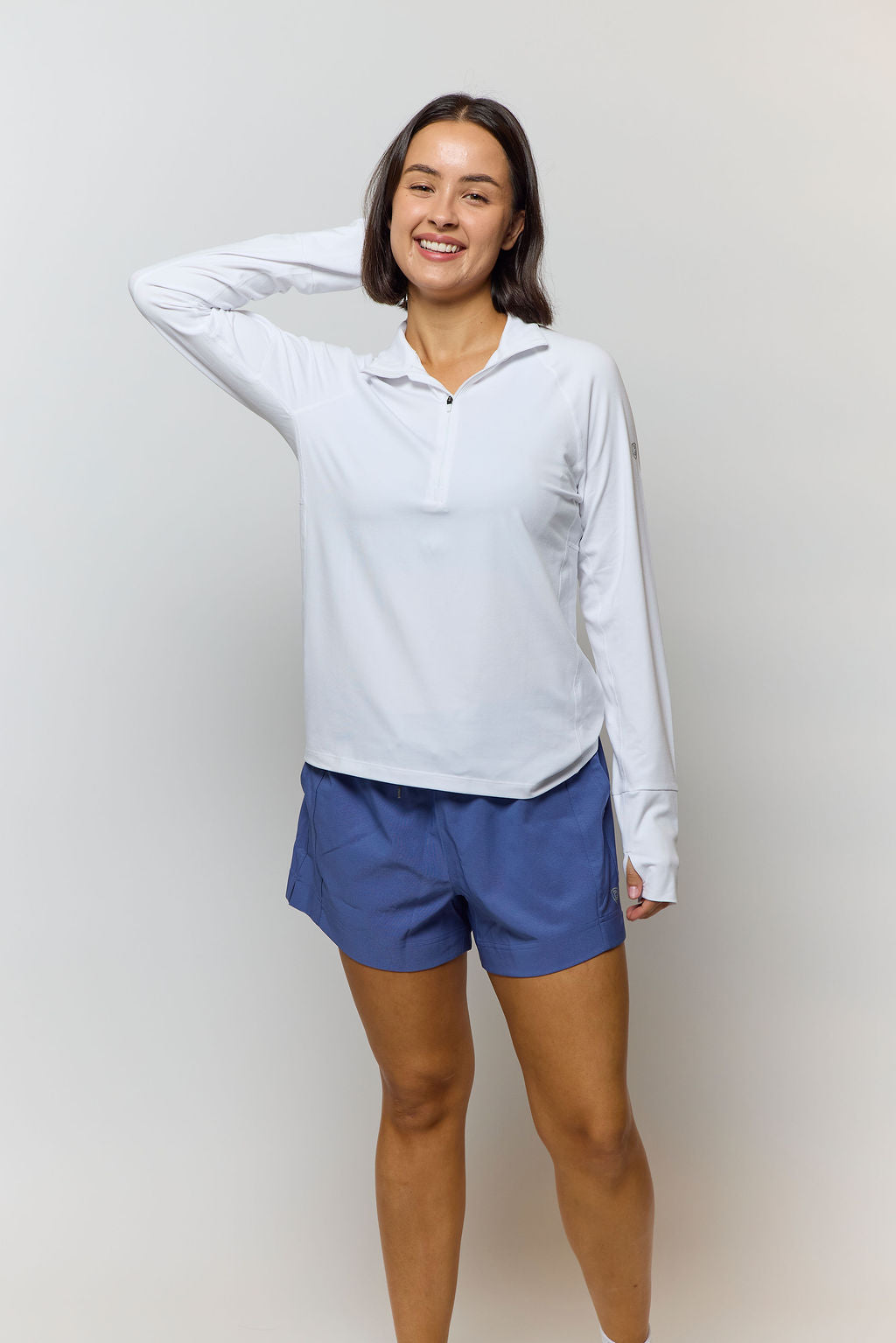 Foudy Mid-Weight Long Sleeve ½ Zip Top, alternate view, additional detail