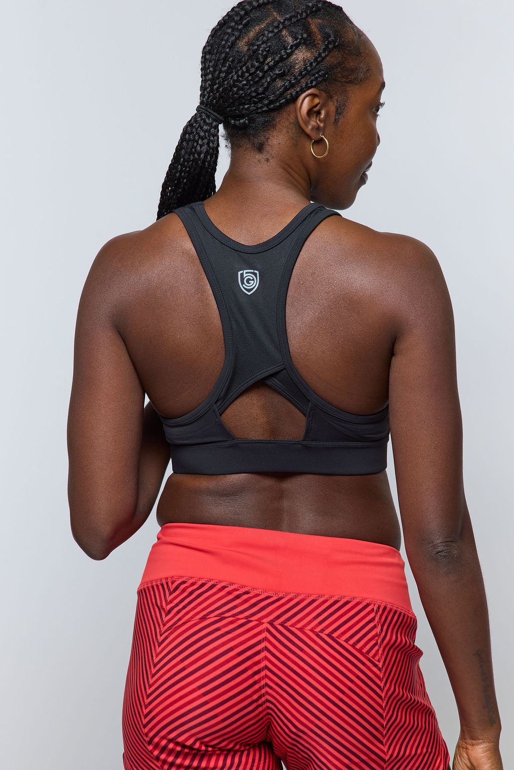 Excel Women's Workout Shorts, styled photo, alternate view