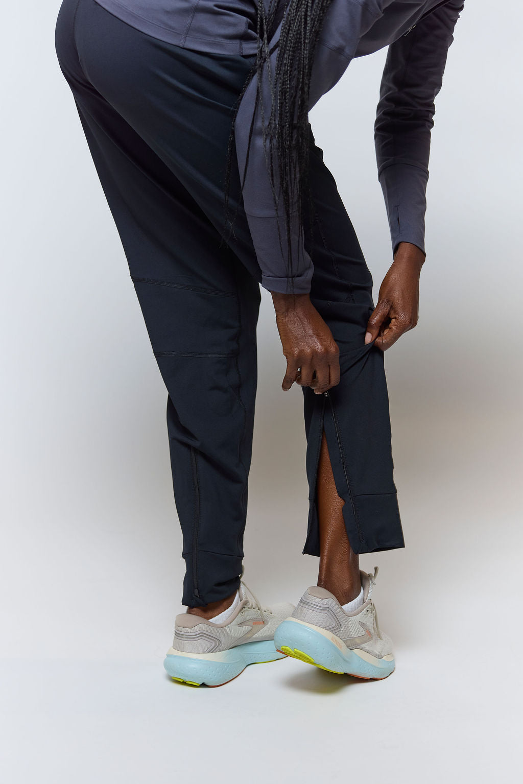 Valia Women's Black Jogger Pants, additional detail