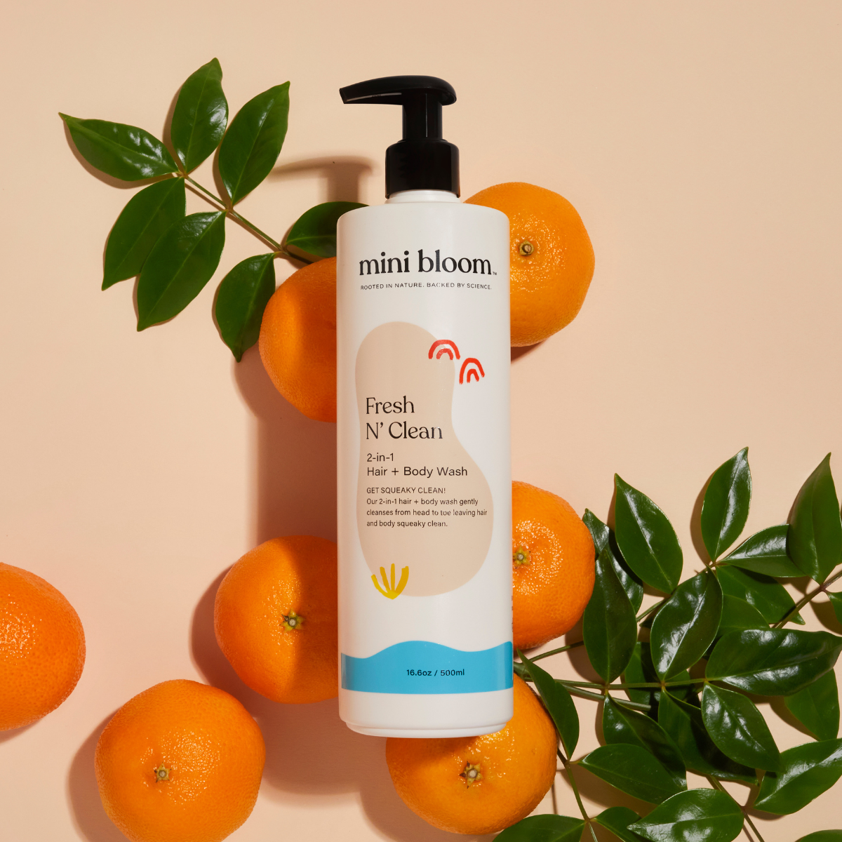 mini bloom Fresh N’ Clean 2-in-1 hair and body wash, alternate view