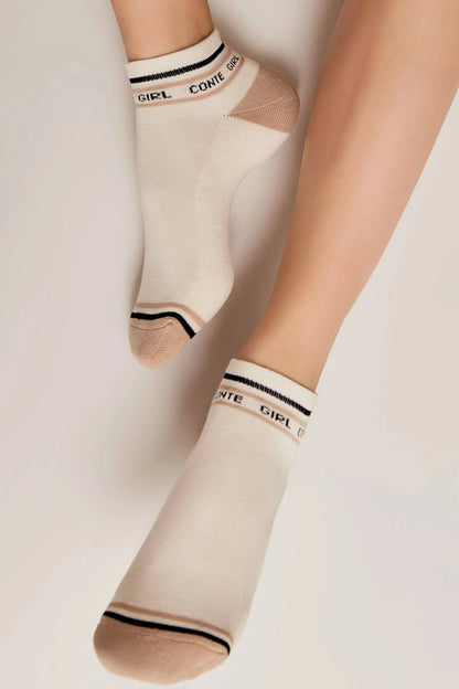 Conte Active 572 cotton ankle socks with terry foot, product photo