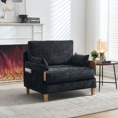 Mid century modern sofa bed shown in a home office (view 17)