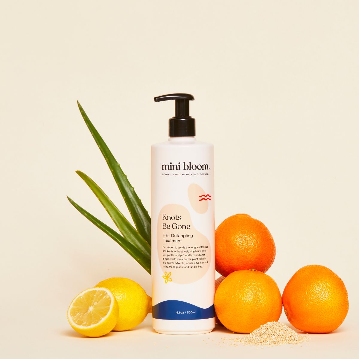 mini bloom Knots Be Gone kids hair detangling conditioner, alternate view