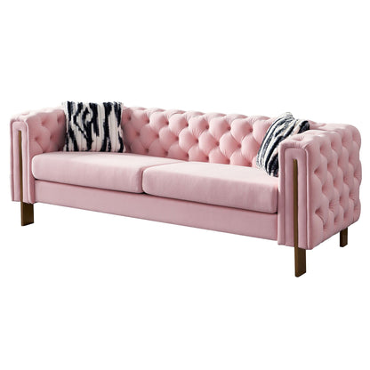 Chesterfield Modern Tufted Sofa, alternate view (3)