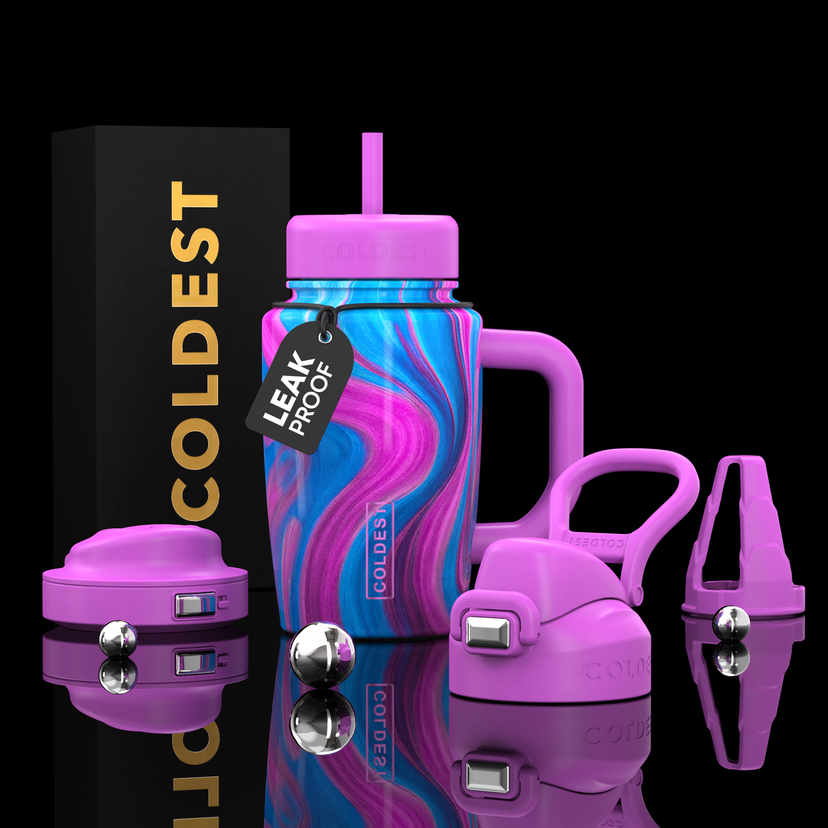 COLDEST 15oz Limitless Ultra v8 water bottle in Aura Farming Ultra, main product photo