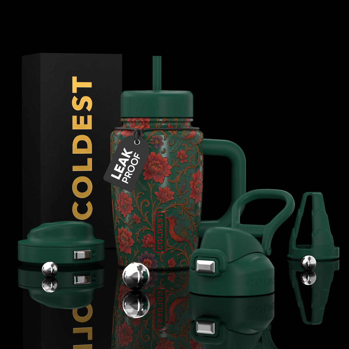 COLDEST 15oz Limitless Ultra v8 water bottle in Baby Birds Ultra, main product photo