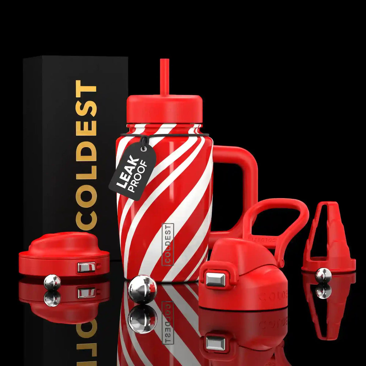 COLDEST 15oz Limitless Ultra v8 water bottle, main product photo, alternate view