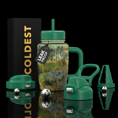 COLDEST 15oz Limitless Ultra v8 water bottle in Garden at Arles Ultra, main product photo