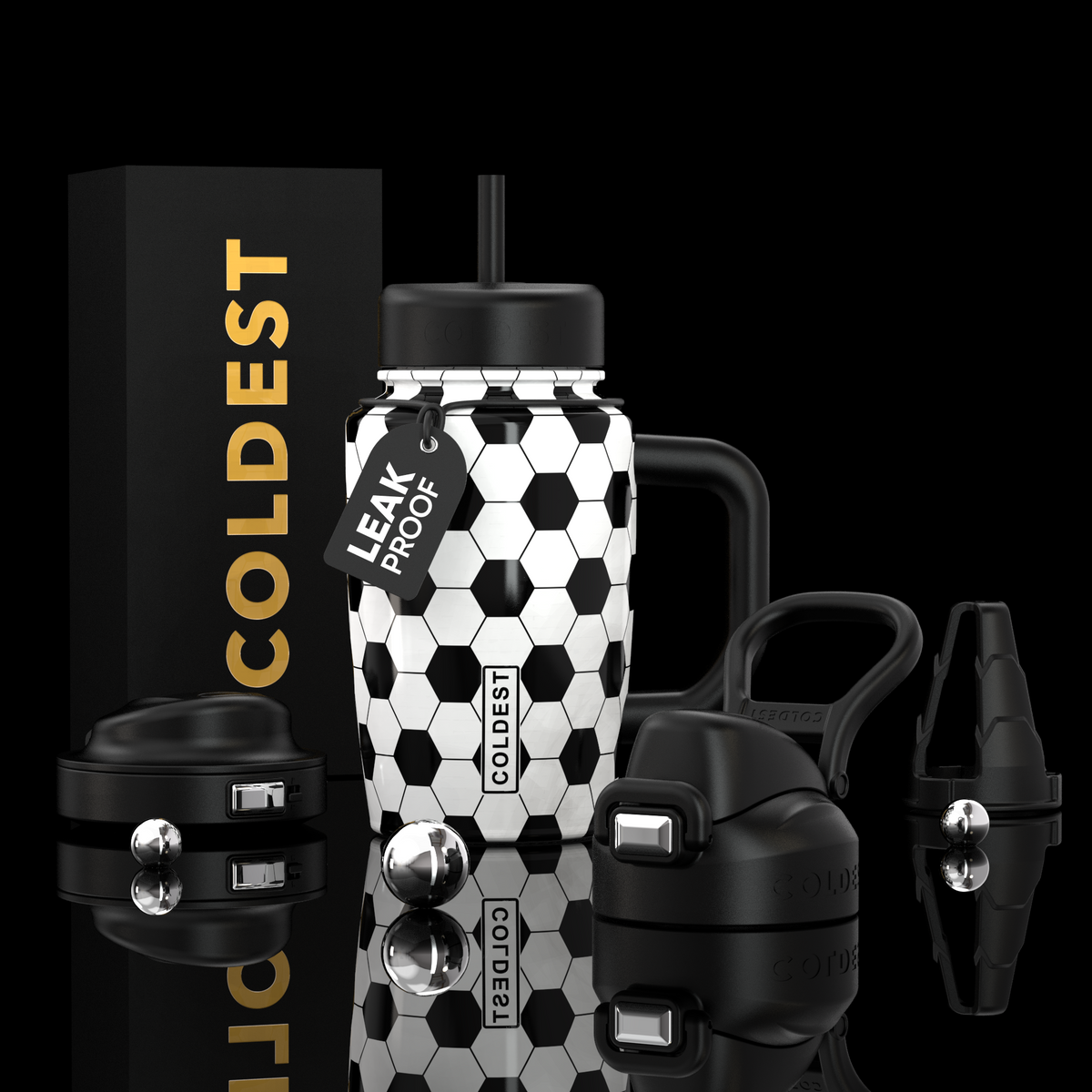 COLDEST 15oz Limitless Ultra v8 water bottle in Pursuit of winning Ultra, main product photo