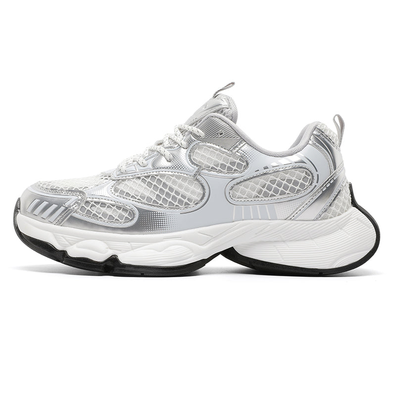 Silver Low-Top Sneakers, product photo