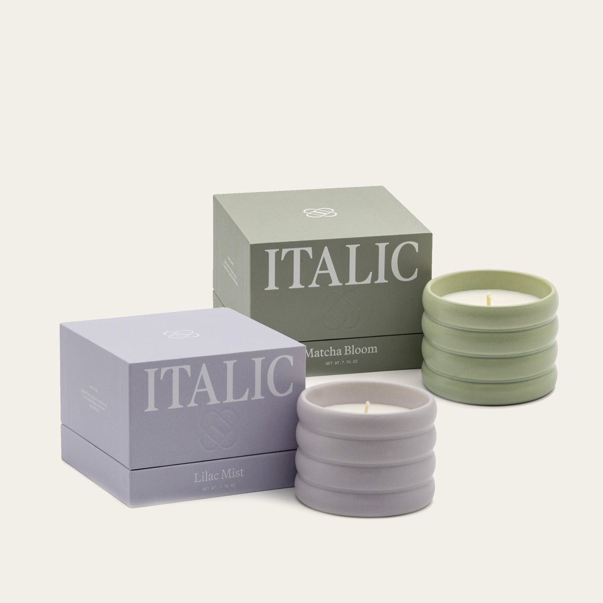 Italic Soy Wax Ceramic Candle