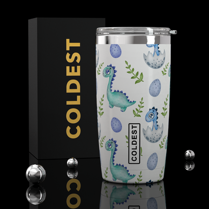 Coldest 20 oz Tumbler v2 in Baby Dinosaur Ultra, main product view