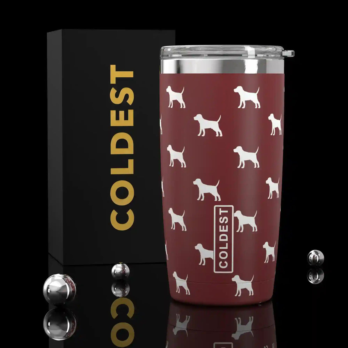 Coldest 20 oz Tumbler v2 in Baby Puppy Ultra, main product view