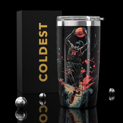 Coldest 20 oz Tumbler v2 in Buzzer Beater Ultra, main product view