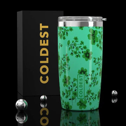 Coldest 20 oz Tumbler v2 in Clover Floral Ultra, main product view