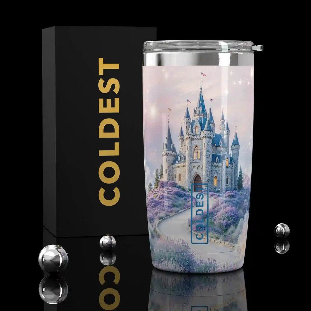 Coldest 20 oz Tumbler v2 in Coldie Castle Ultra, main product view