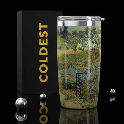 Coldest 20 oz Tumbler v2 in Garden at Arles Ultra, main product view