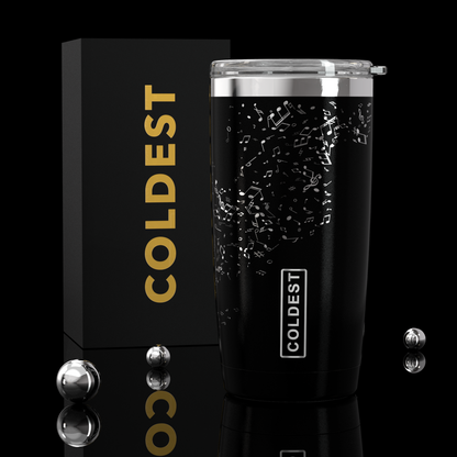 Coldest 20 oz Tumbler v2 in Love of Music Ultra, main product view
