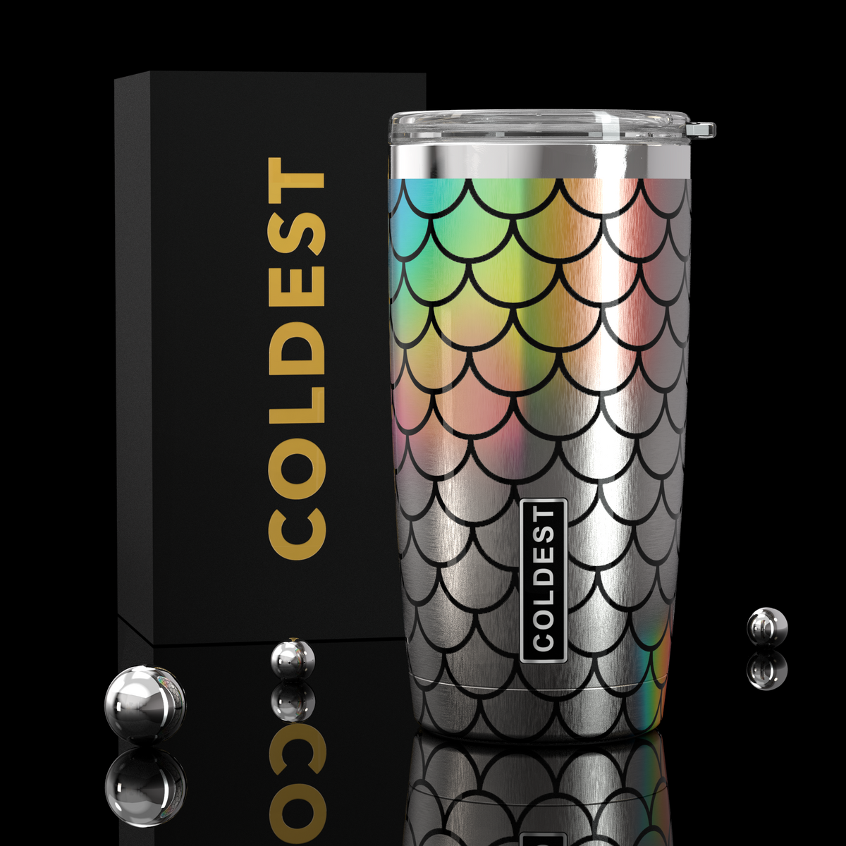 Coldest 20 oz Tumbler v2 in Moonlight Mermaid Ultra, main product view