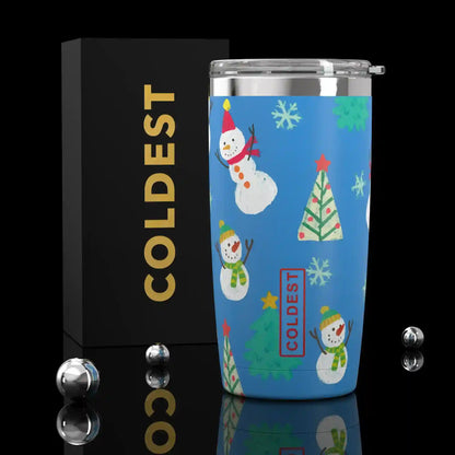 Coldest 20 oz Tumbler v2 in Mr. Snowie Ultra, main product view