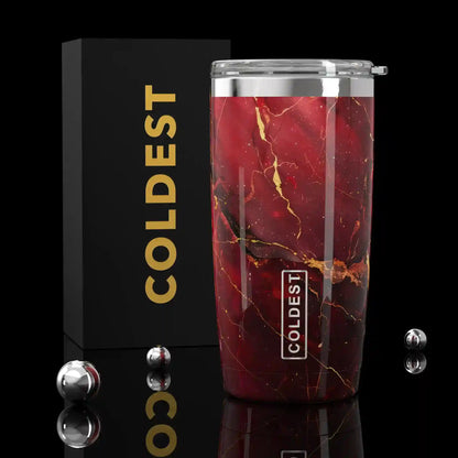 Coldest 20 oz Tumbler v2 in Red Luna Ultra, main product view