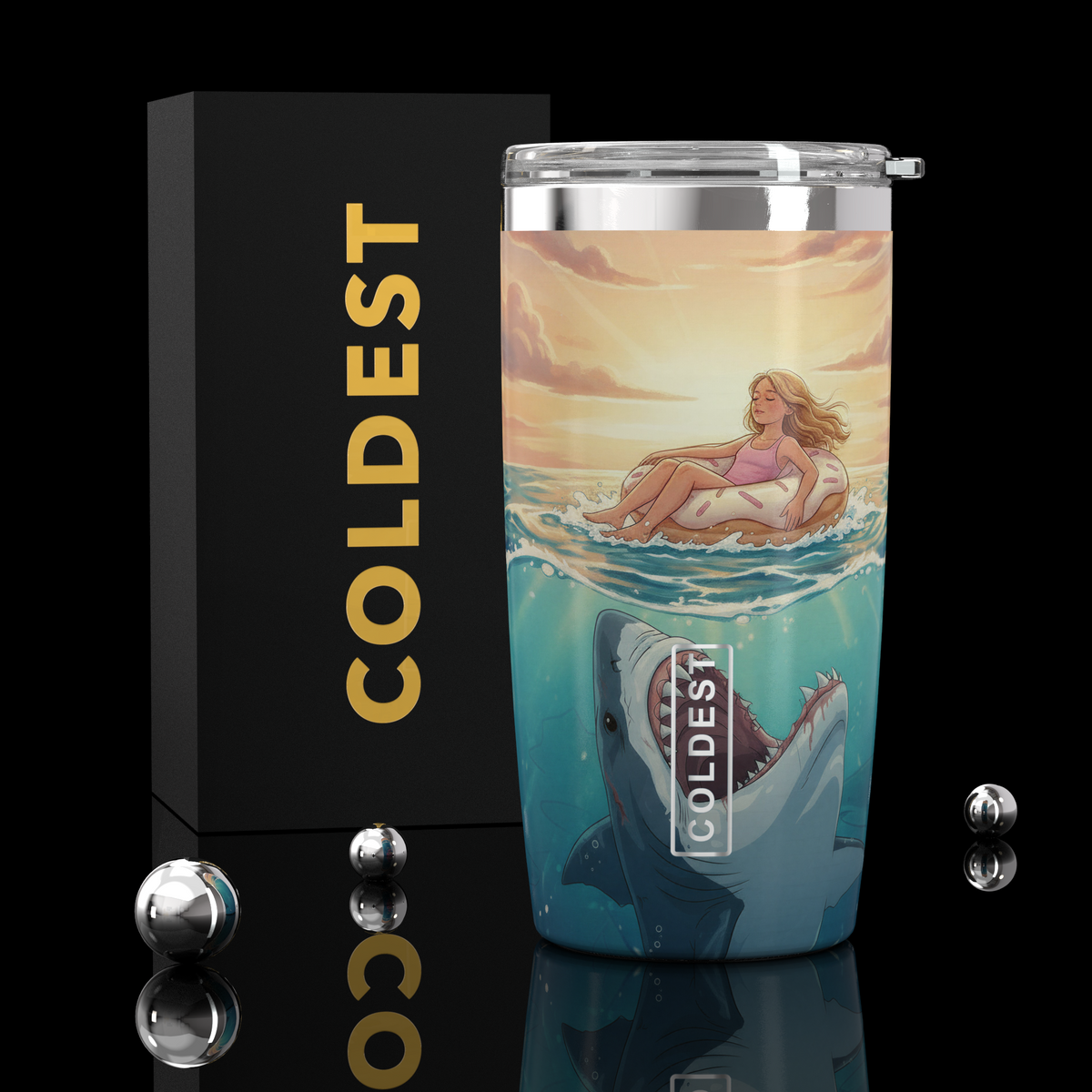 Coldest 20 oz Tumbler v2 in Shark Tankathon, main product view