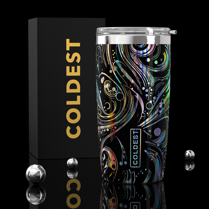 Coldest 20 oz Tumbler v2 in Moonlight Space Exploration, main product view