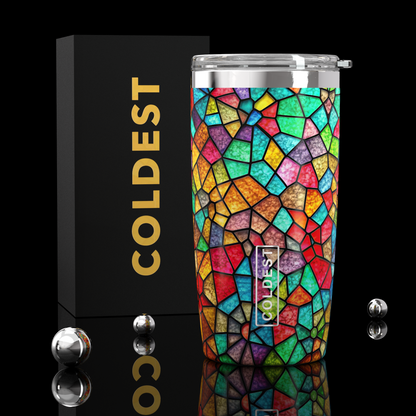 Coldest 20 oz Tumbler v2 in Stained Glass Ultra, main product view